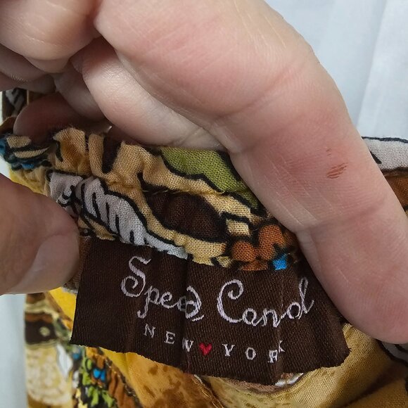 Speed Control Dress Babydoll Y2K Boho Floral Midi Tiered Sleeveless L - Picture 9 of 12